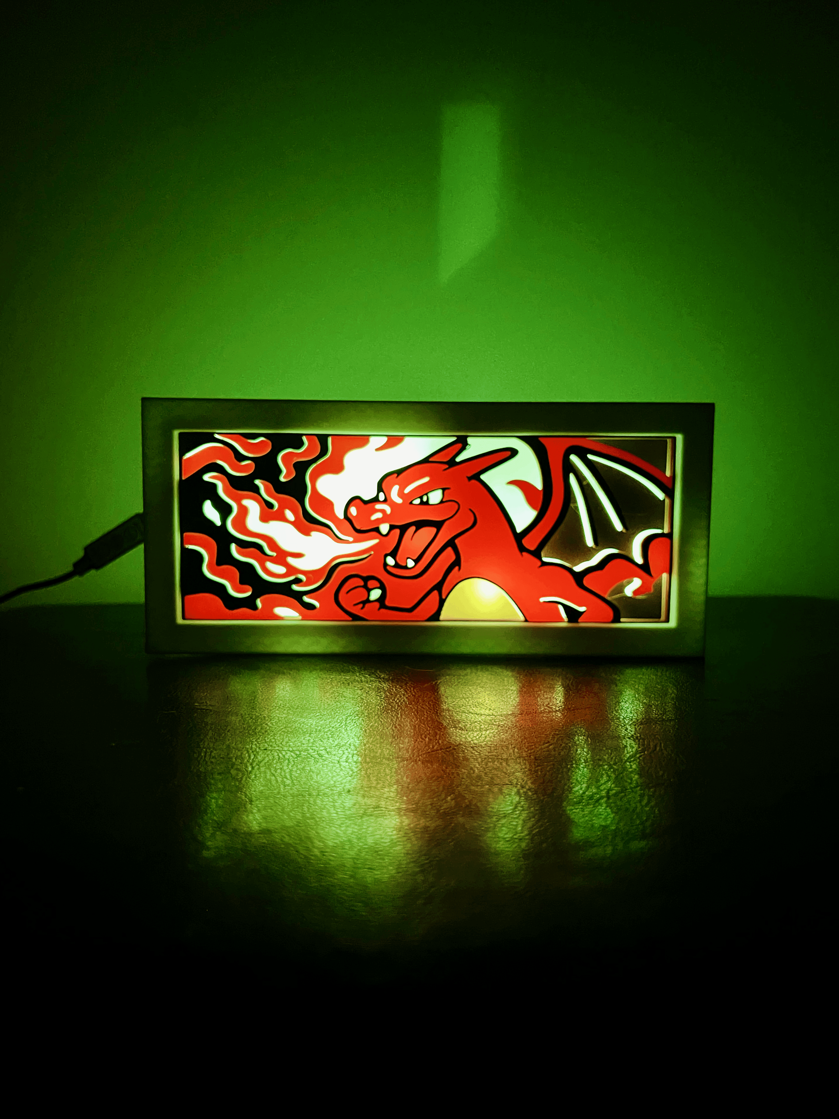Charizard - LED Lightbox - NO AMS NEEDED 3d model