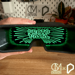 Glow in the Dark Viewer Blank Plate.STL 3d model