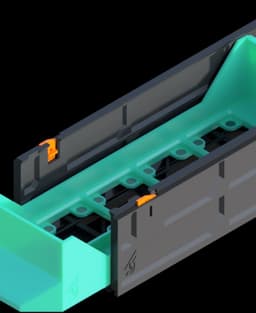 GEN2 240-1W-1H Gridfinity Classic Drawer 3d model