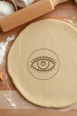 Eye Cookie Cutter, Biscuit Cutter 3d model
