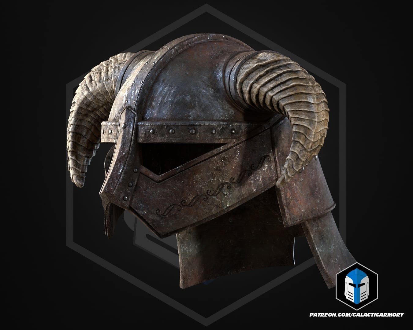 Skyrim Iron Helmet - 3D Print File 3d model