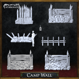 Exile Camp Wall Standard_UnSupported.stl 3d model