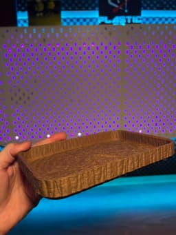 Wooden Textured Trays 3d model