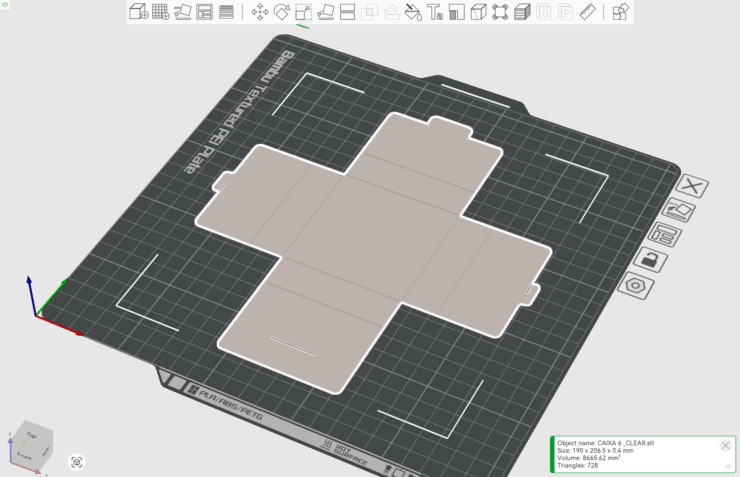 Foldable Box 20mm – Fast & Functional 3d model