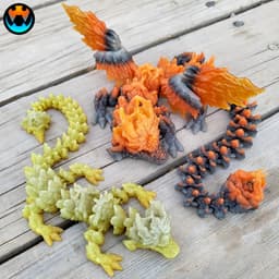 Autumn Dragon 3d model