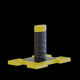 Muichiro Sword Soda Cup Topper 3d model