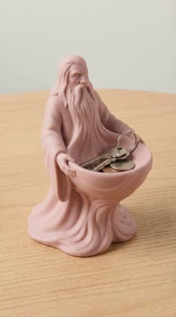The Archmage Catchall - Fantasy Wizard Key & Coin Organizer Tray 3d model