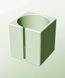 CS128-160-S Stackable slotted component box for creative makers 3d model