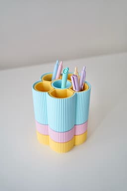 FLORIA - Stackable Flower Organizer I Pen Holder 3d model
