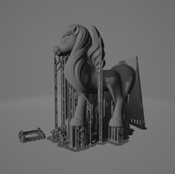 Stylized Pegasus 3d model
