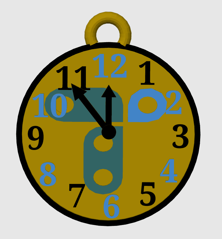 Thangs Clock (Flavor Flav Style) 3d model