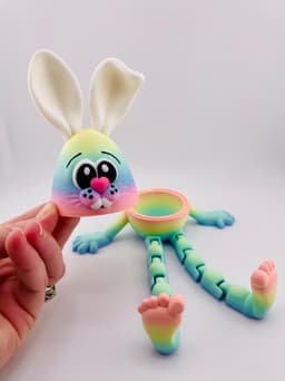 Flexi Bunny Eggs Hollow Version 3d model