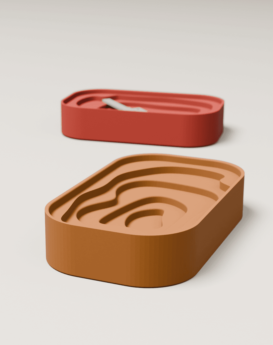 Topological Catch All Tray 3d model