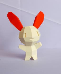 Plusle Low Poly Pokemon 3d model