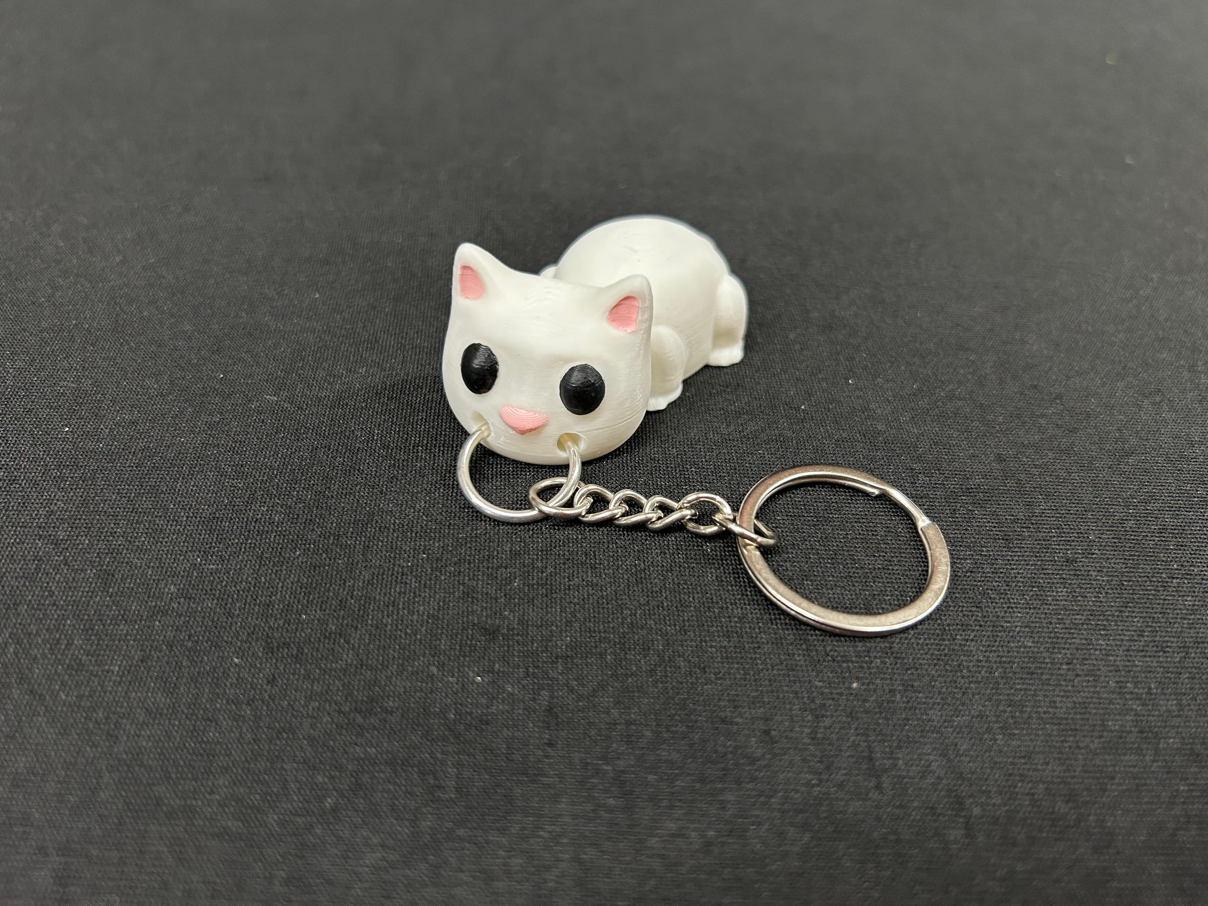 Cat Keychain 3d model