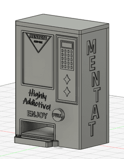 Fallout Mentats Vending Machine Candy Dispenser 3d model