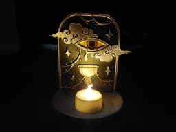 Mystical candle holder set 3d model