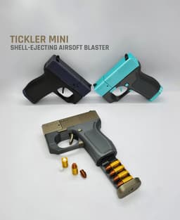 Tickler Mini — Shell-ejecting airsoft blaster 3d model