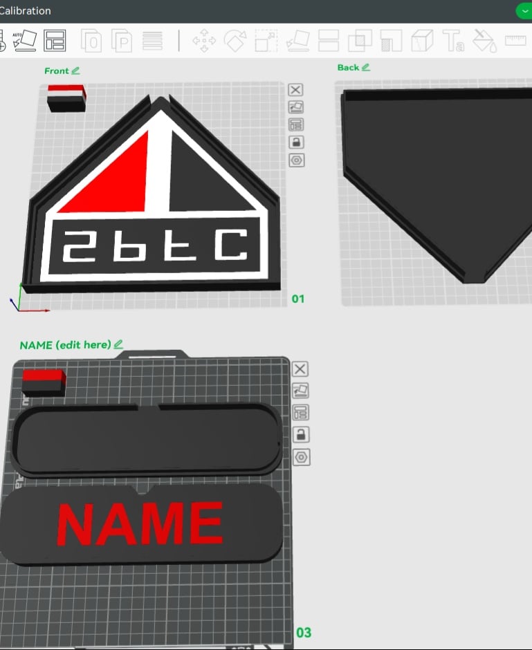 São Paulo F.C. Sign - LED Strip Compatible 3d model