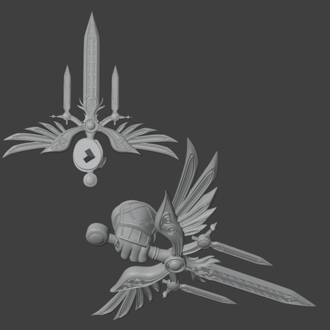medieval warrior duck 3d model