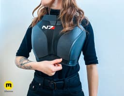 N7 Female Shepard Armor - Mass Effect 3d model