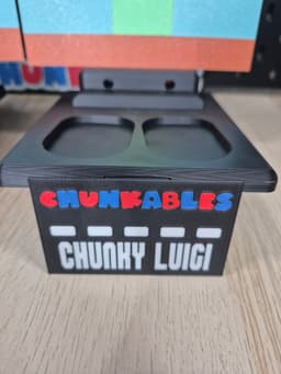Chunky Luigi Multicolor Nameplates 3d model