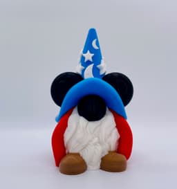 Wizard Cartoon Mouse Gnome 3d model