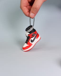 Air Jordan 1 Inspired Sneaker Fidget Clicker Keychain 3D Print 3MF 3d model