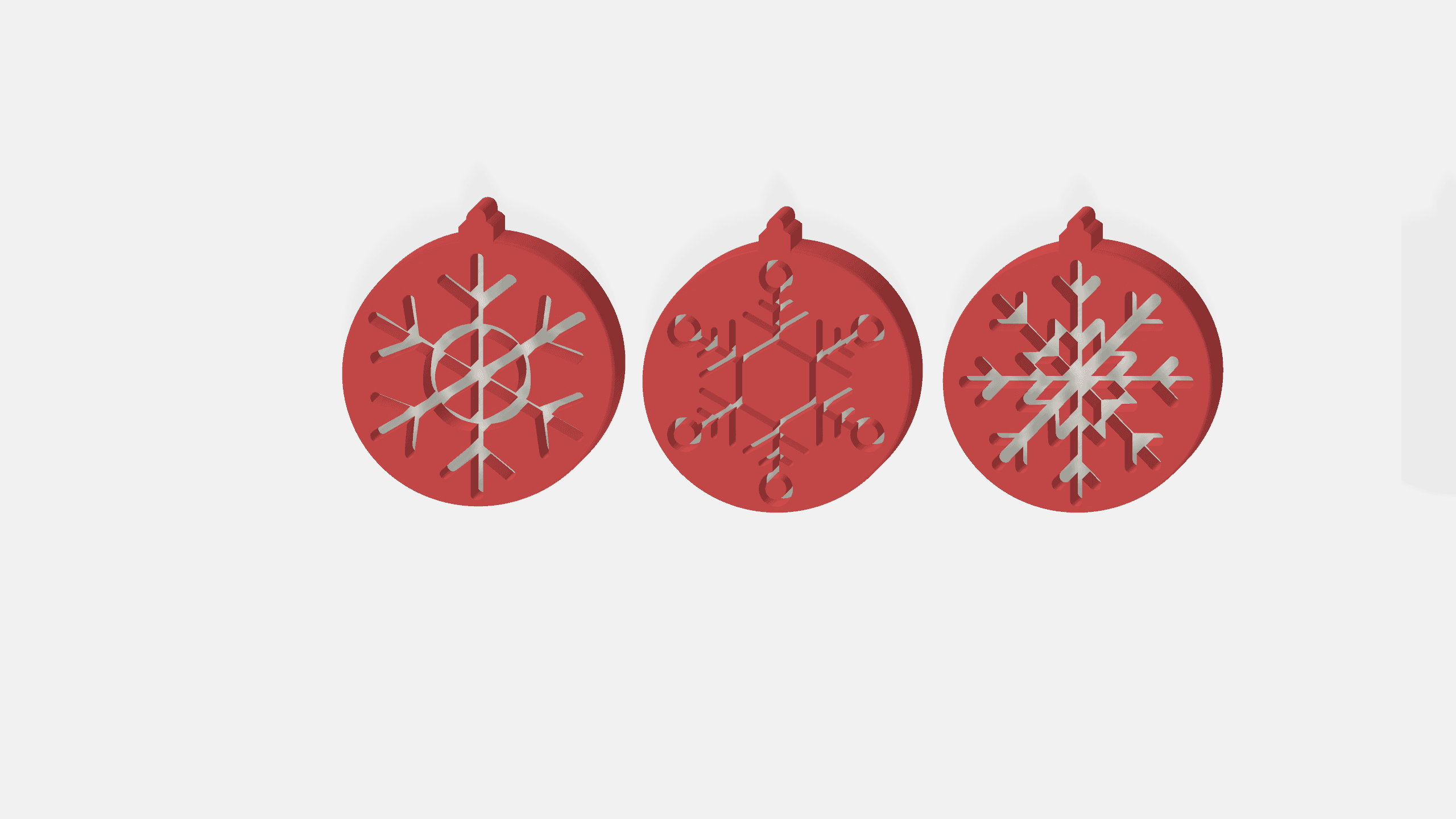 Christmas Coasters.stl 3d model