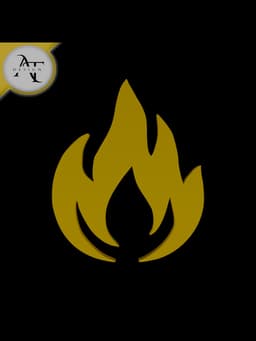 Simple Flame Symbol - 2D Art 3d model