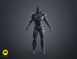 N7 Male Shepard Armor - Mass Effect 3d model