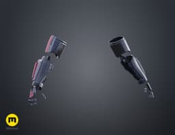 N7 Male Shepard Armor - Mass Effect 3d model