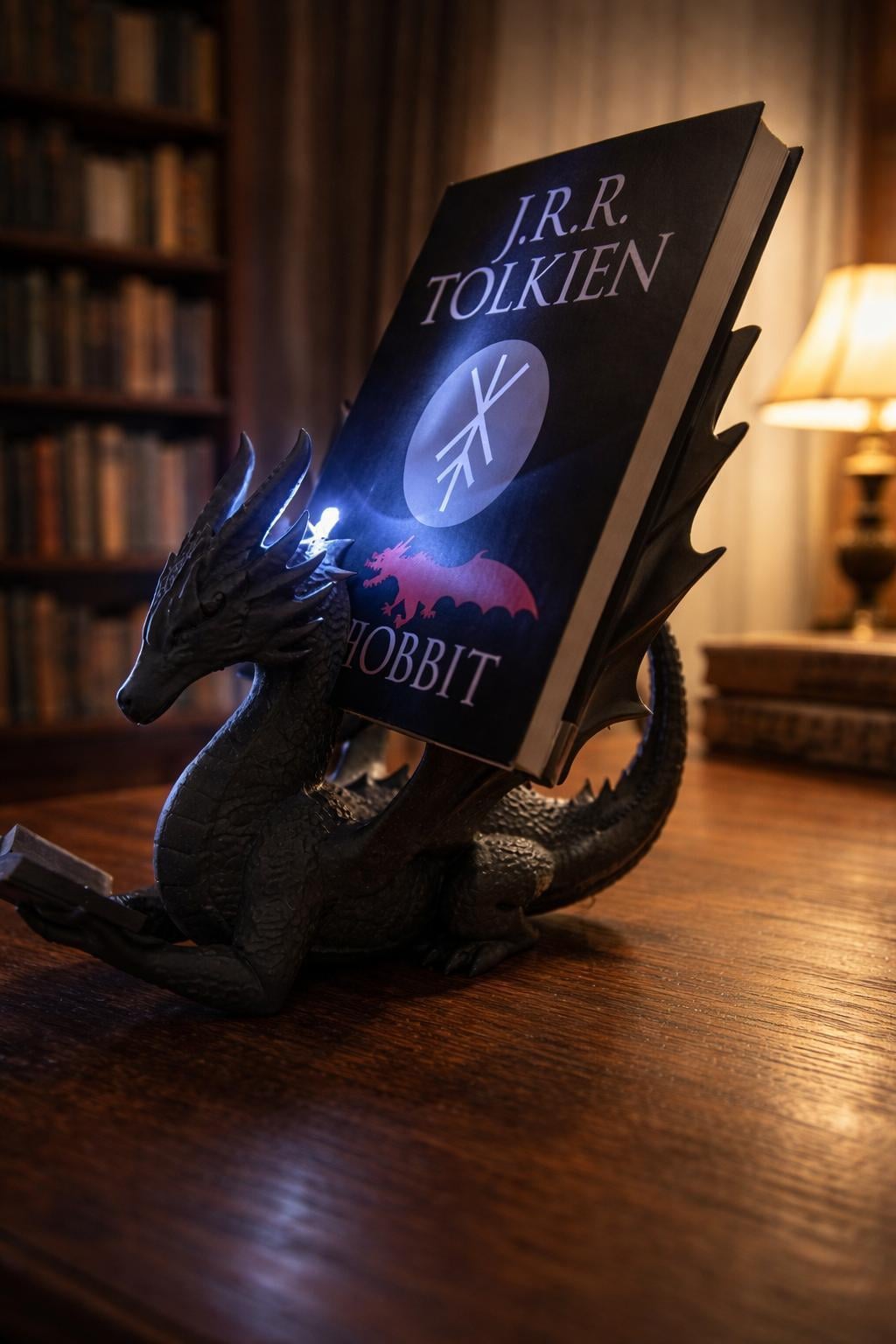 Dragon Book Holder with Led 3d model