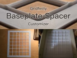 Gridfinity Spacer Generator 3d model
