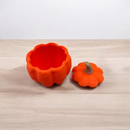 Pumpkin Container with Removable Lid 3d model