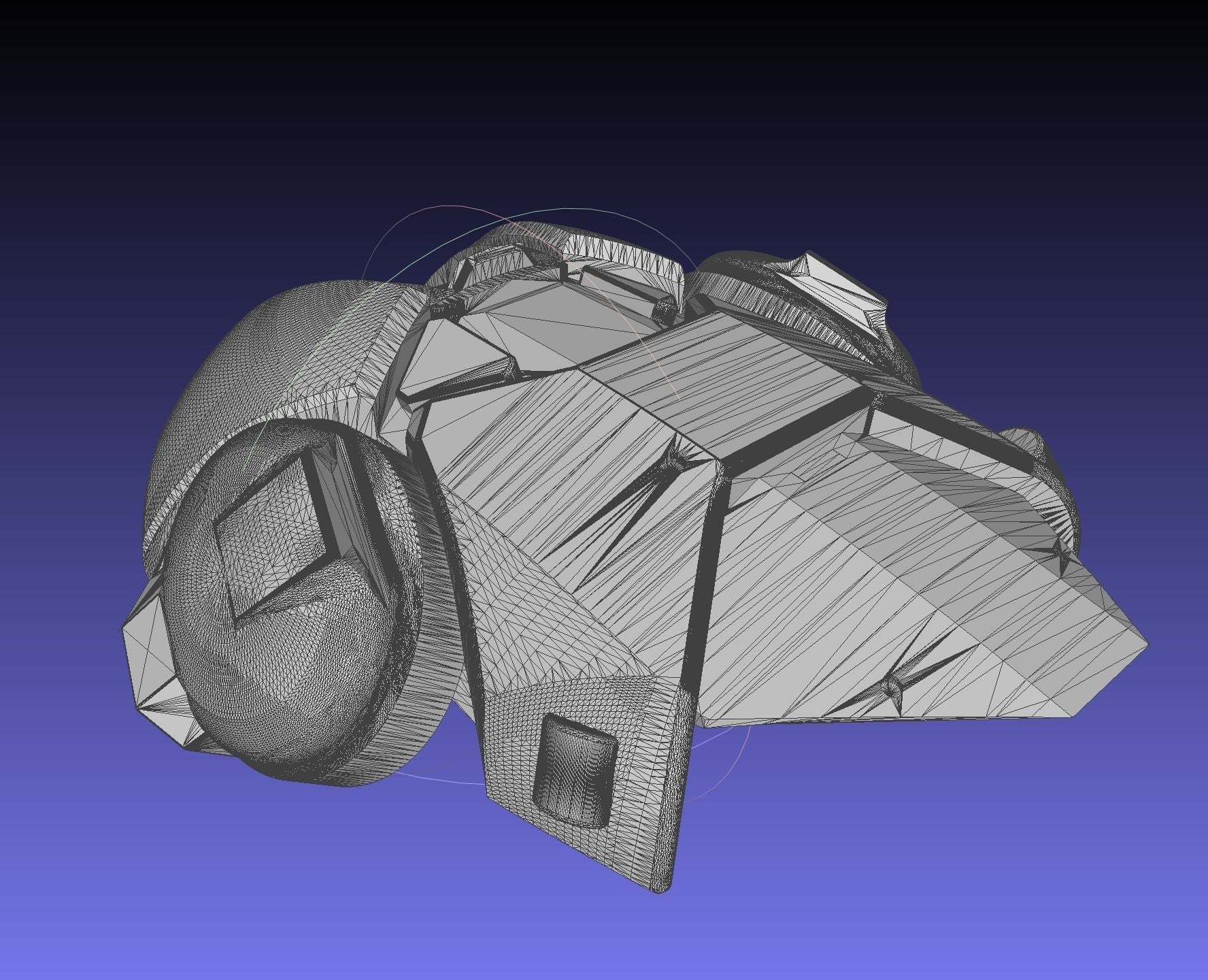 Overwatch Brigitte Armor Backpack 3d model