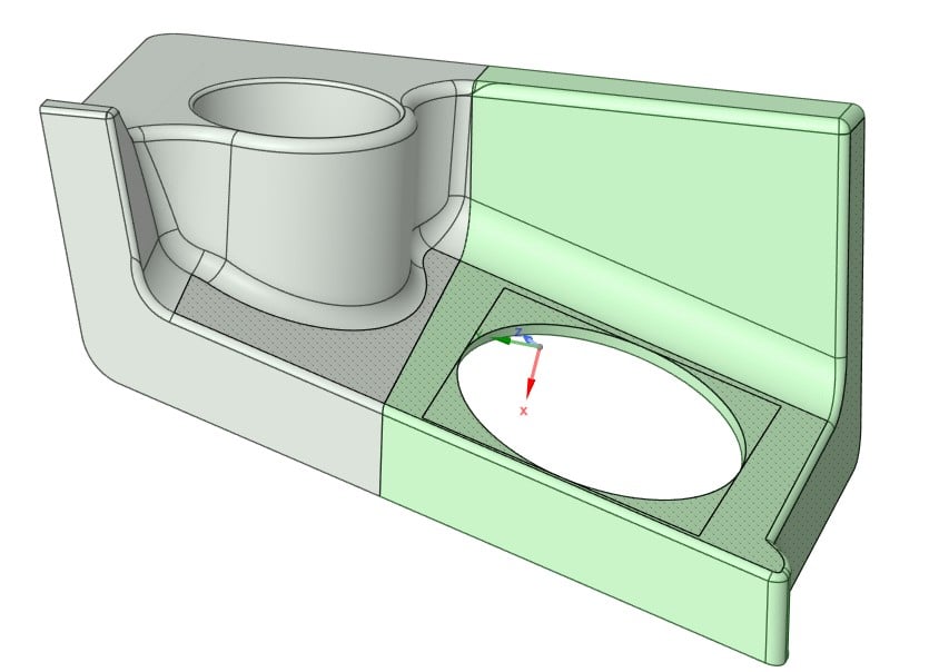 Dozer Right Side Control plate 3d model