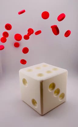 Super Duper Dice Clicker Fidget for Cool Kids 3d model