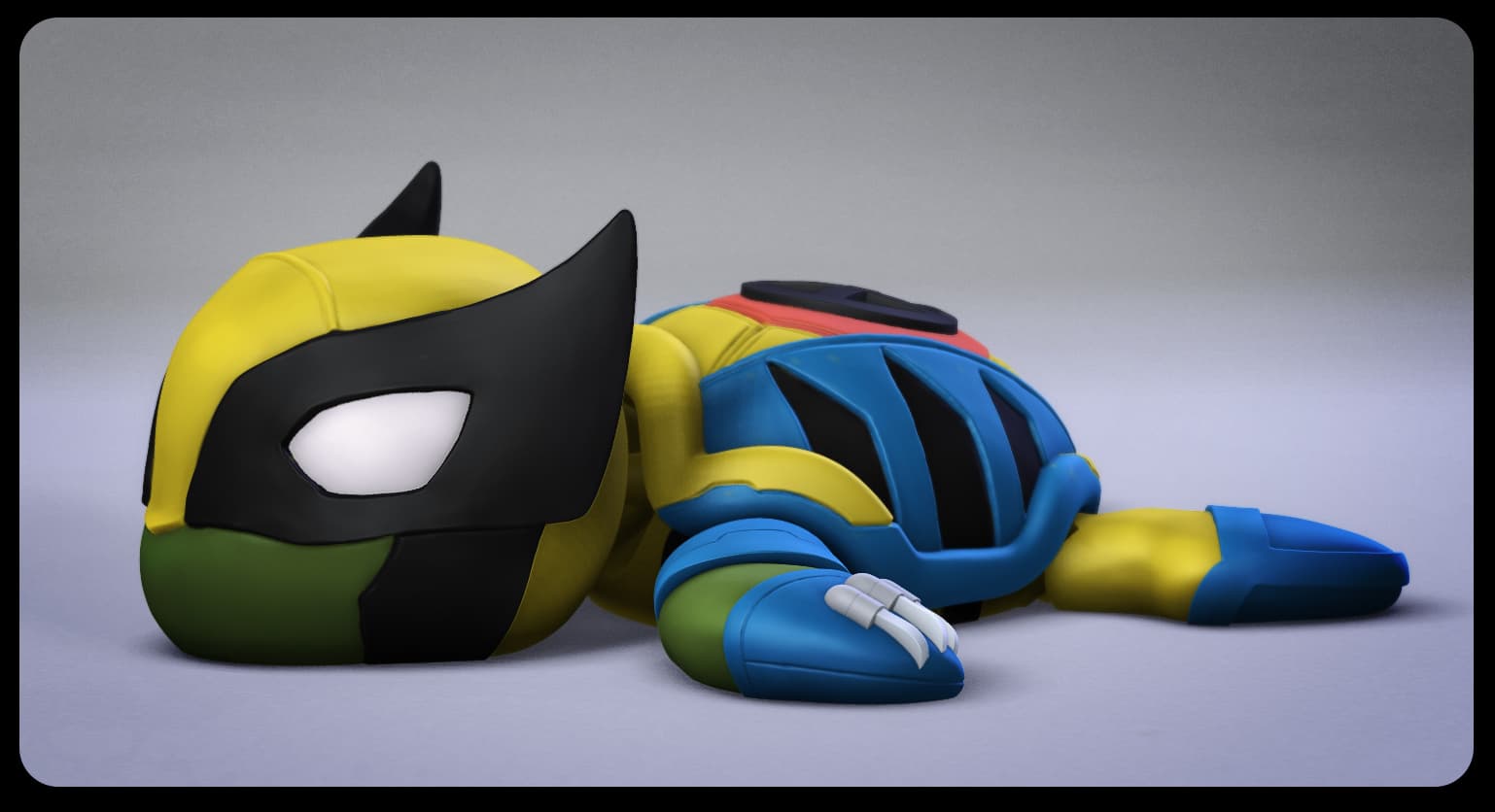 Super Turtles Wolverine 3d model