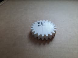 Crown Gear Module 2 Teeth 21, Pinion Module 2 Teeth 20 3d model