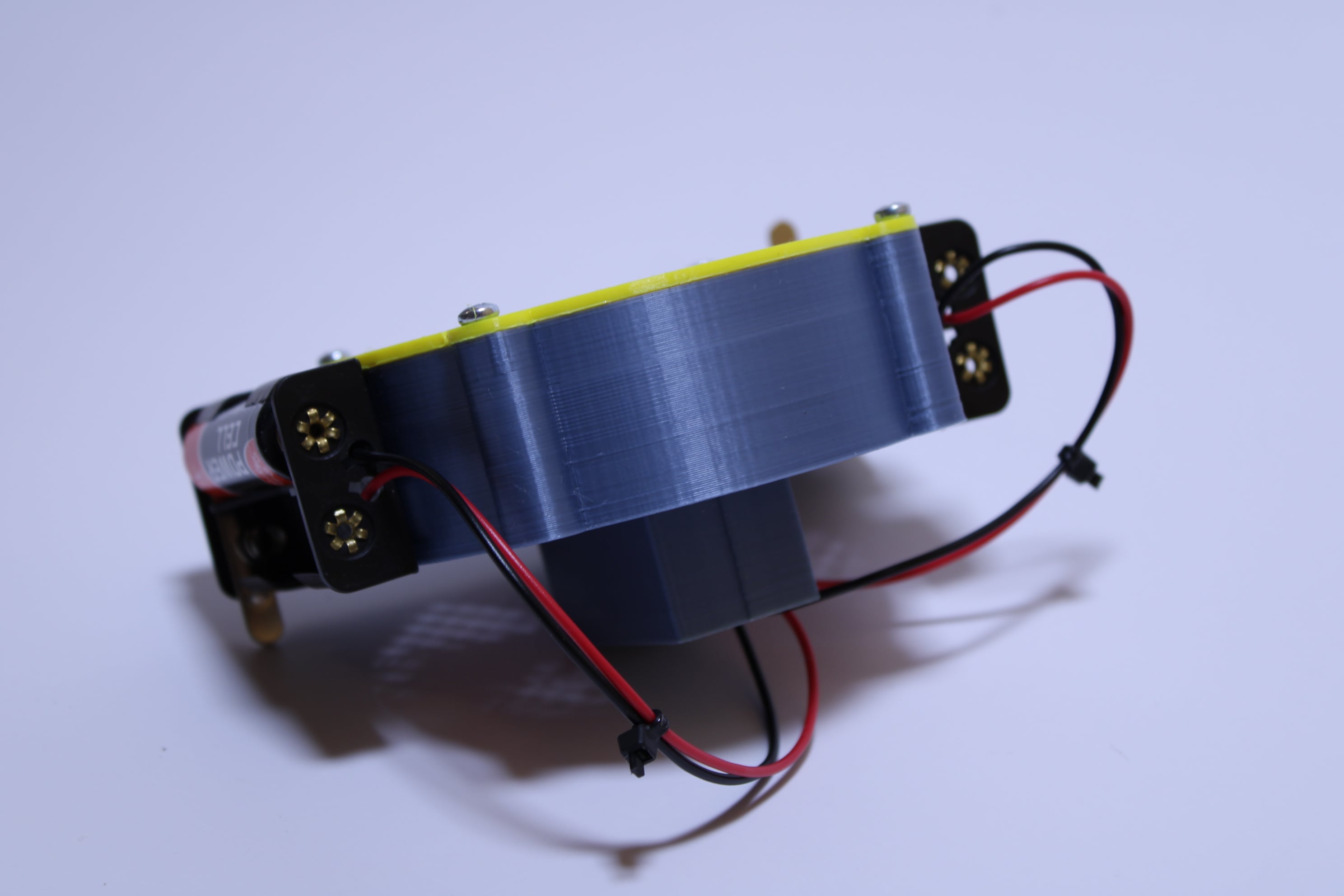 Battery-Powered Cyberpunk Desk Fan 3d model