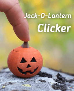 Jack-O-Lantern Clicker - Ludo - Fidget 3d model