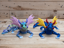 Knitted Dragon 3d model