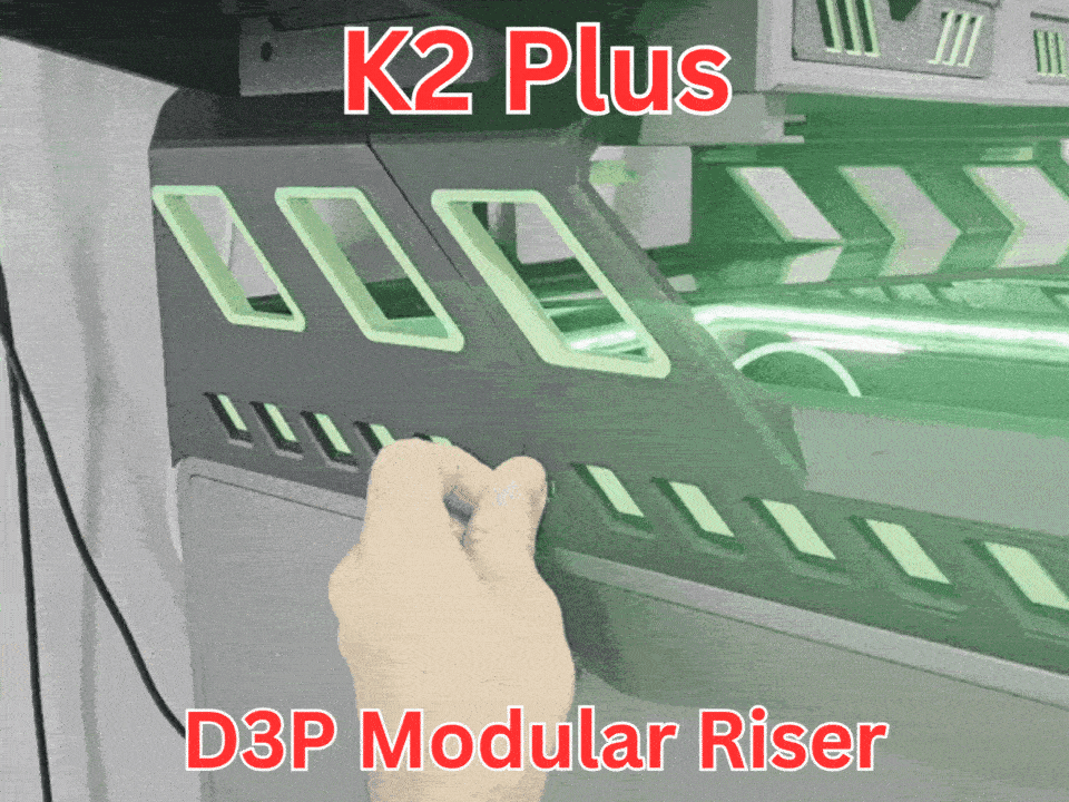 D3P Riser for Creality K2 Plus 3d model
