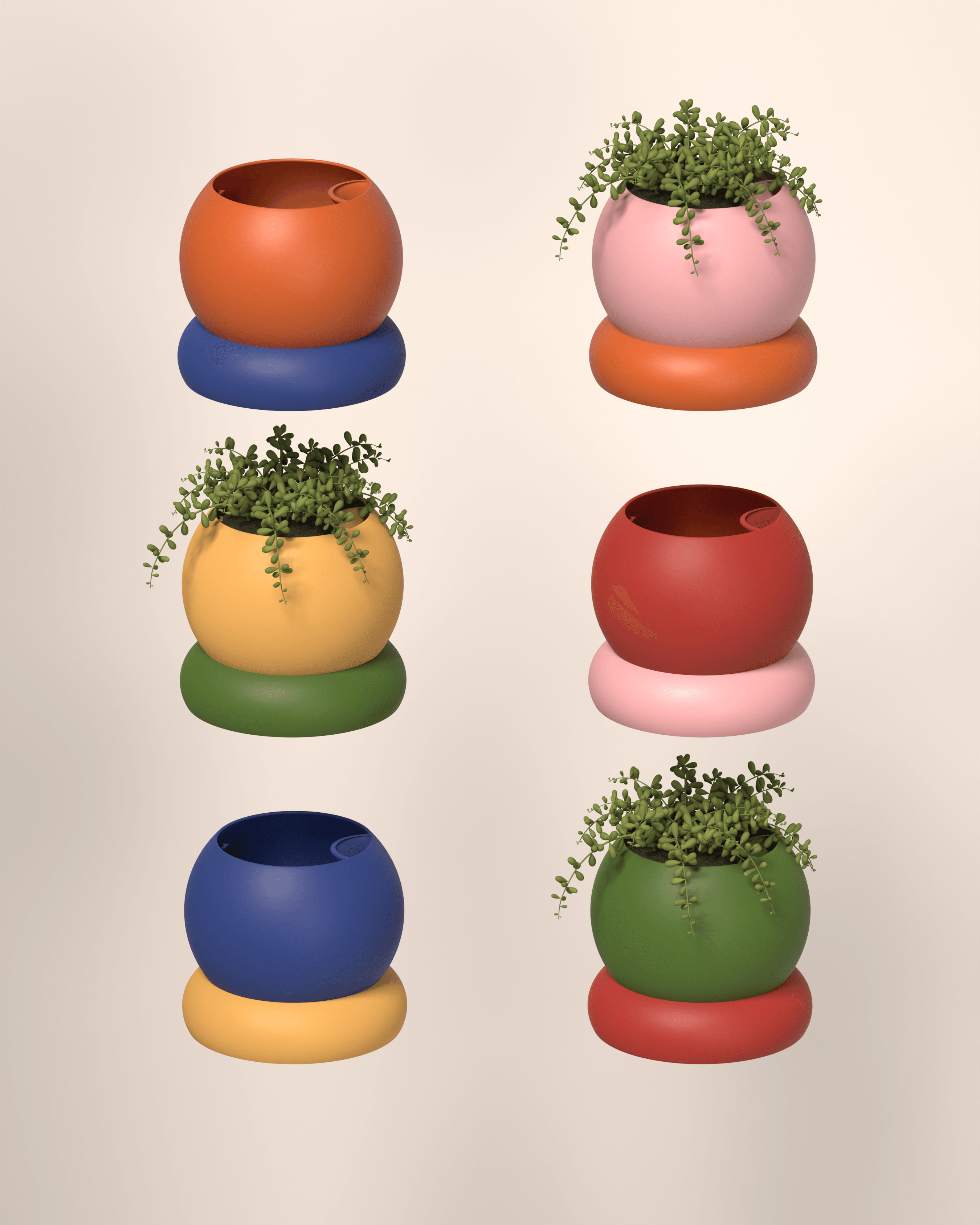 Self-Watering Ball 3d model