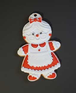 Mrs Clause Cookie Ornament 3d model