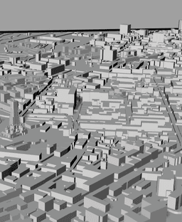 KIEV, Skyline 3d map 3d model