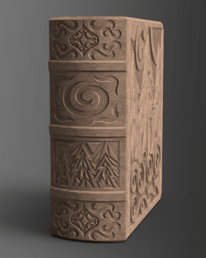 Alternate covers for Master Tome 3d model