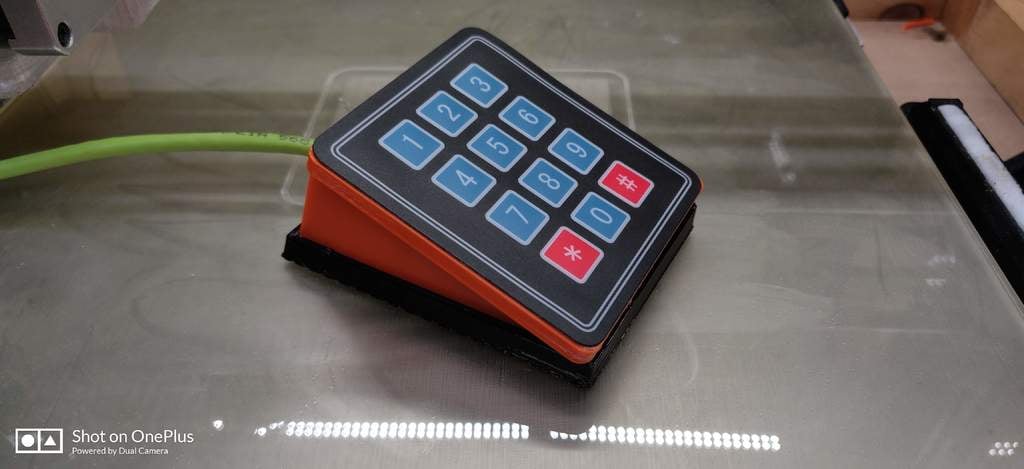 3x4 and 4x4 Keypad Controller For Octoprint or CNC 3d model