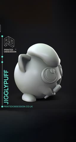 Jigglypuff - Pokemon - Fan Art 3d model